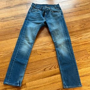 Levi’s low rise flare jeans